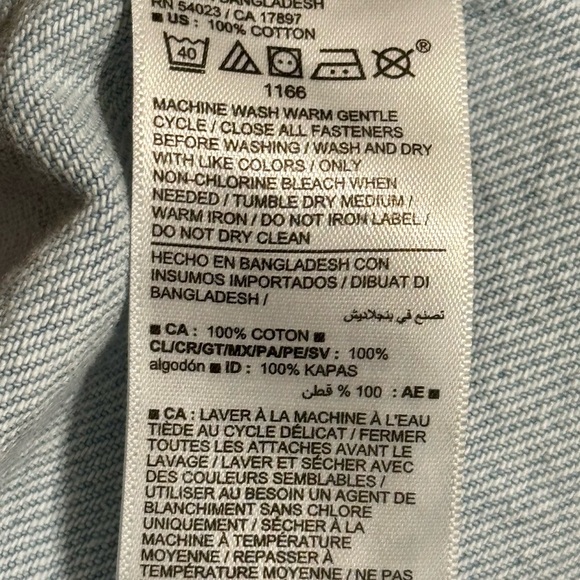 OLD NAVY Slouchy No Stretch Lightwash Raw Hem Short Cotton Denim Overall - Picture 10 of 10